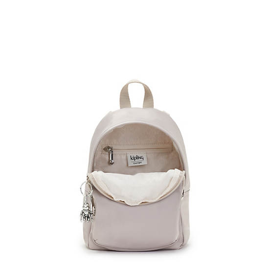 Mochilas Kipling Delia Compact Metallic Convertible Blancos | MX 1559NW